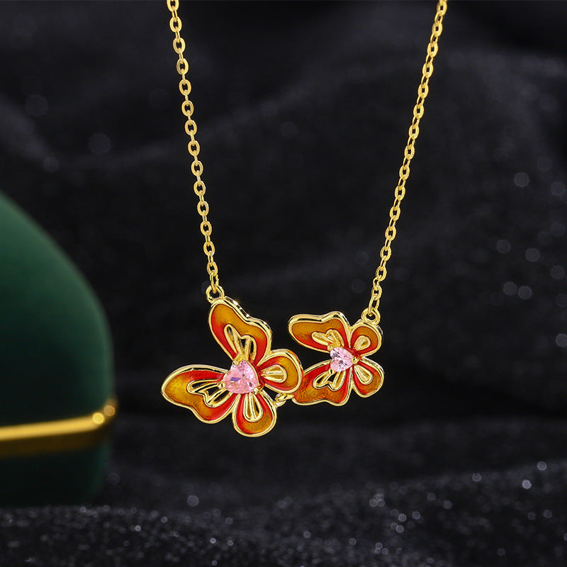 Sterling Silver Butterfly Necklace