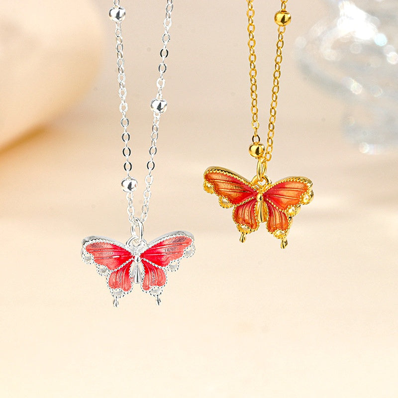 Sterling Silver Butterfly Necklaces