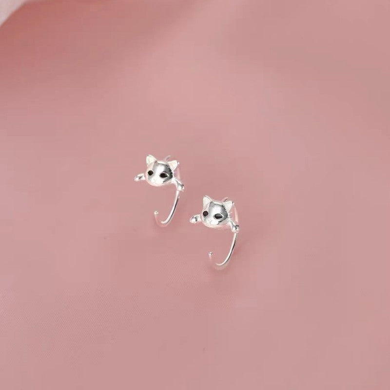 Sterling Silver Cat Claw Earrings