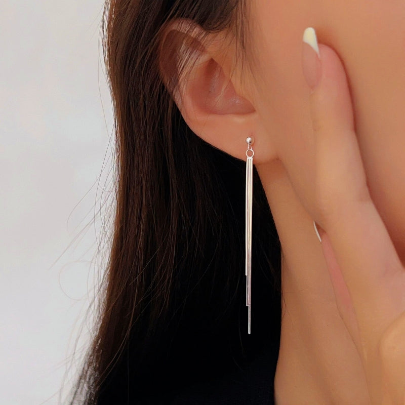 Sterling Silver Chain Earrings