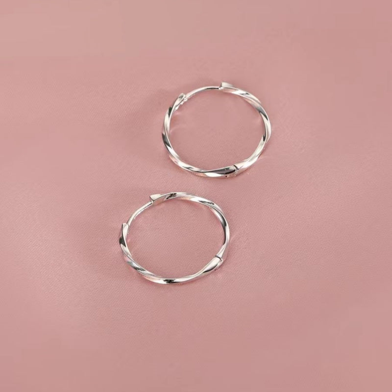 Sterling Silver Hoop Earrings