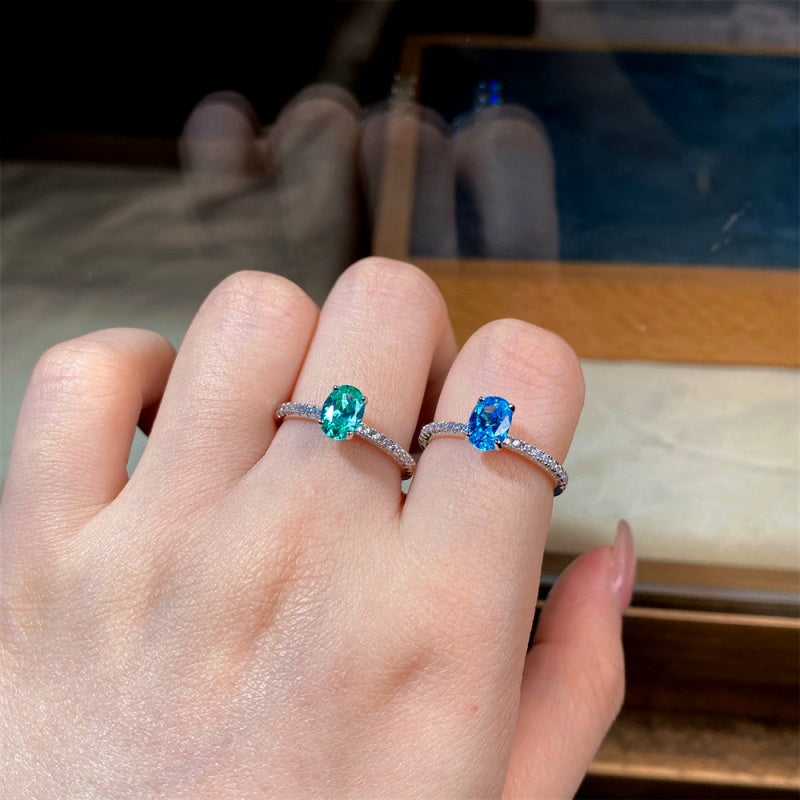 Sterling Silver Ice Diamond Rings