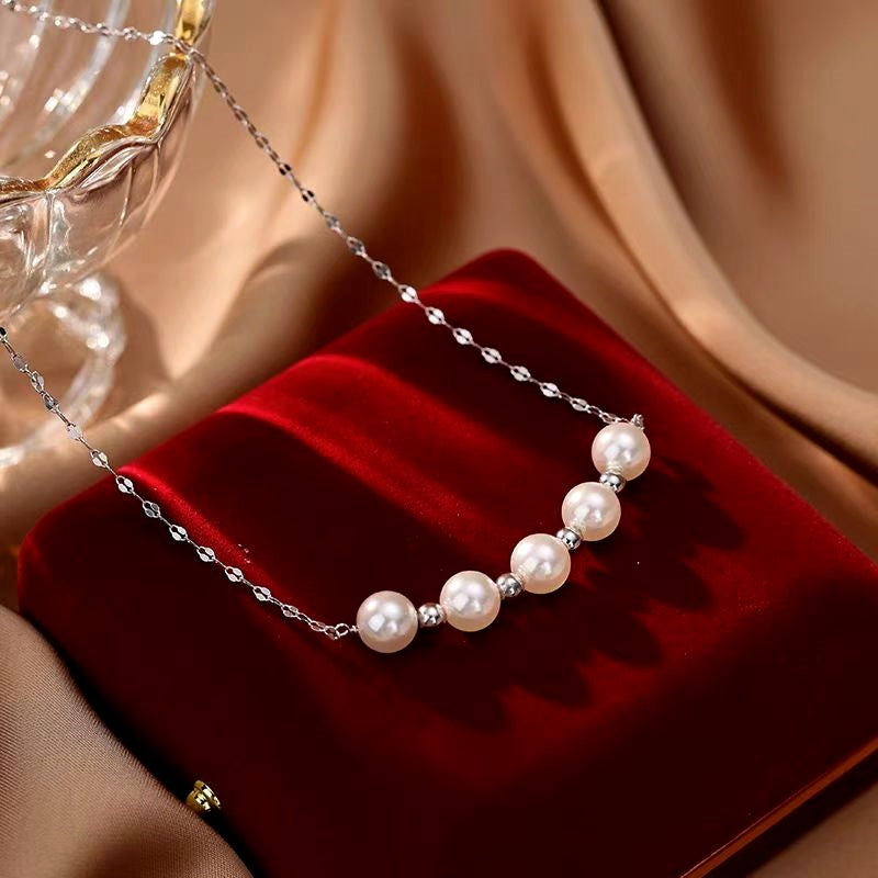 Sterling Silver Luxury Pearl Necklaces