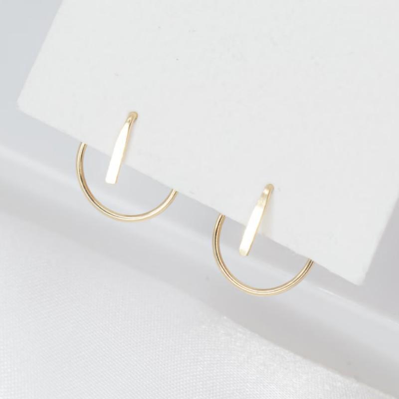 Sterling Silver Minimalist Style Earrings