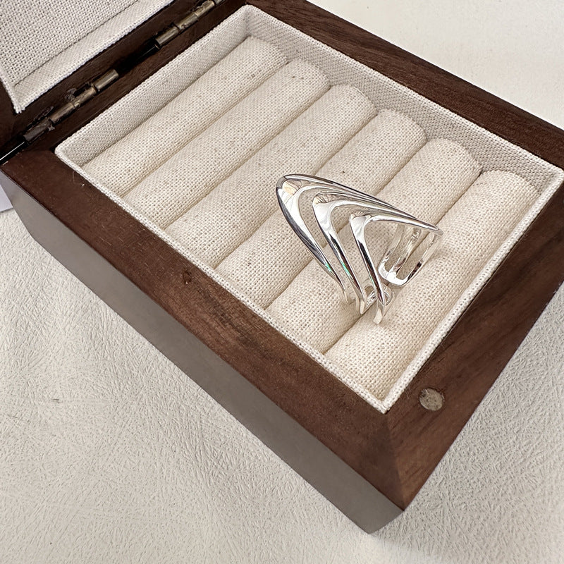 Sterling Silver Multi-Layer Rings