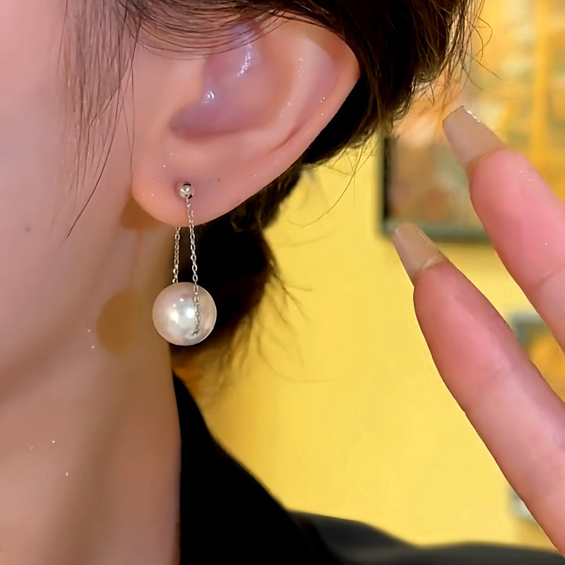 Sterling Silver Pearl Earrings