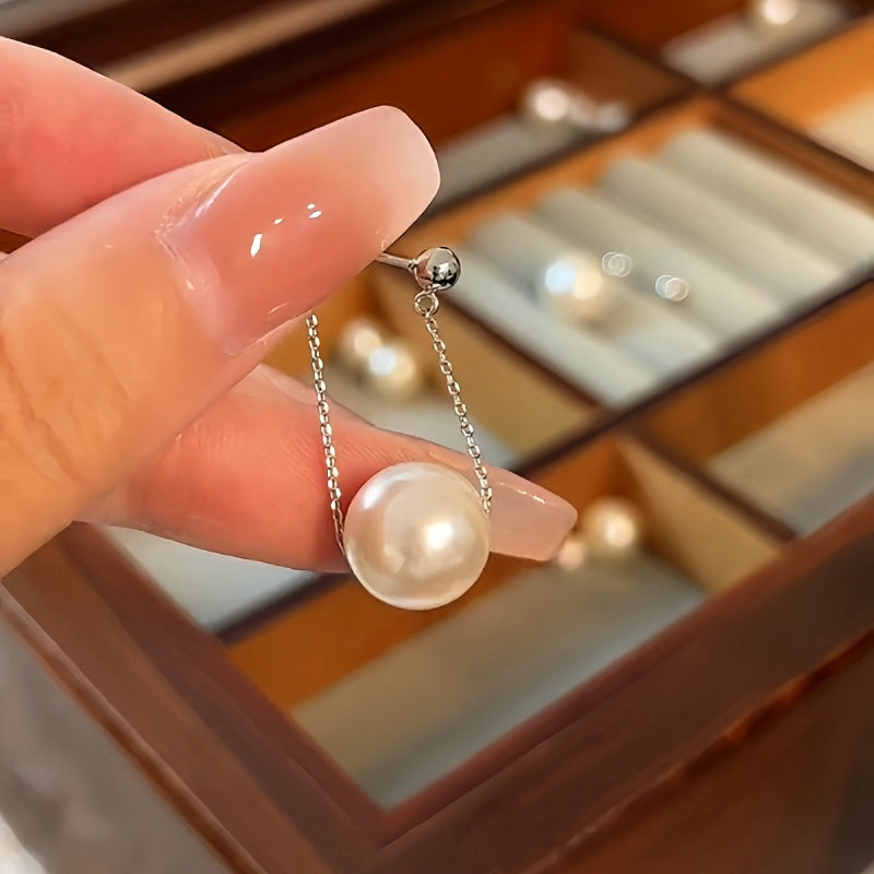 Sterling Silver Pearl Earrings