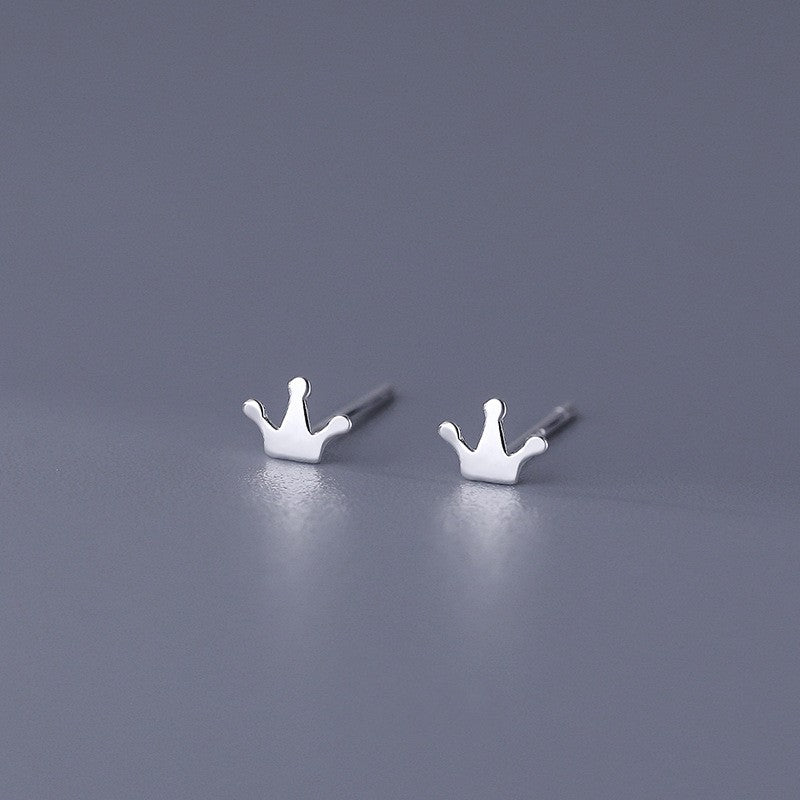 Sterling Silver Simple Stud Earrings