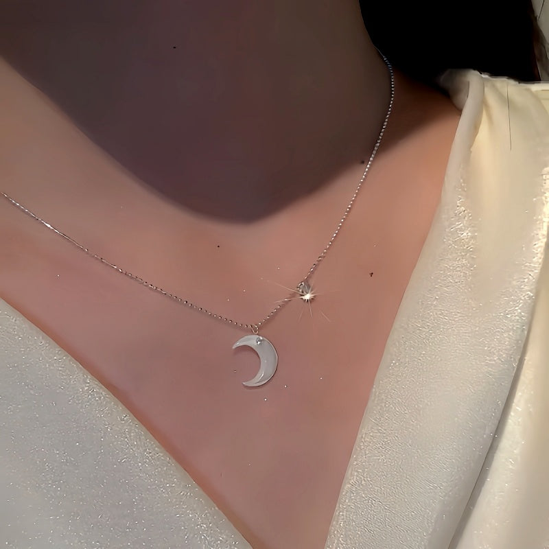 Sterling Silver Sun Moon And Star Necklaces