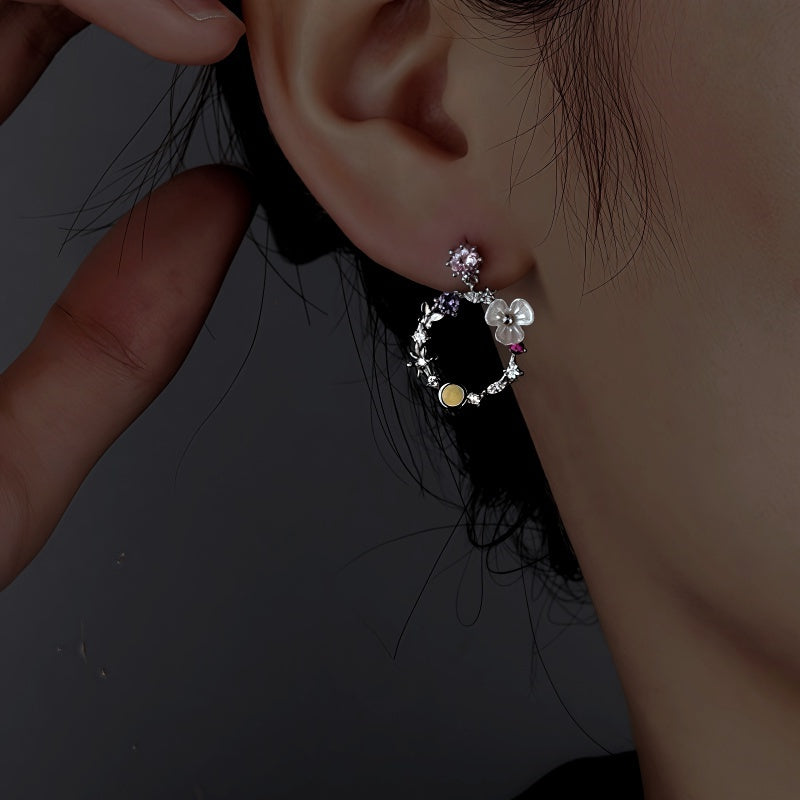 Sterling Silver Super Fairy Flower Earrings