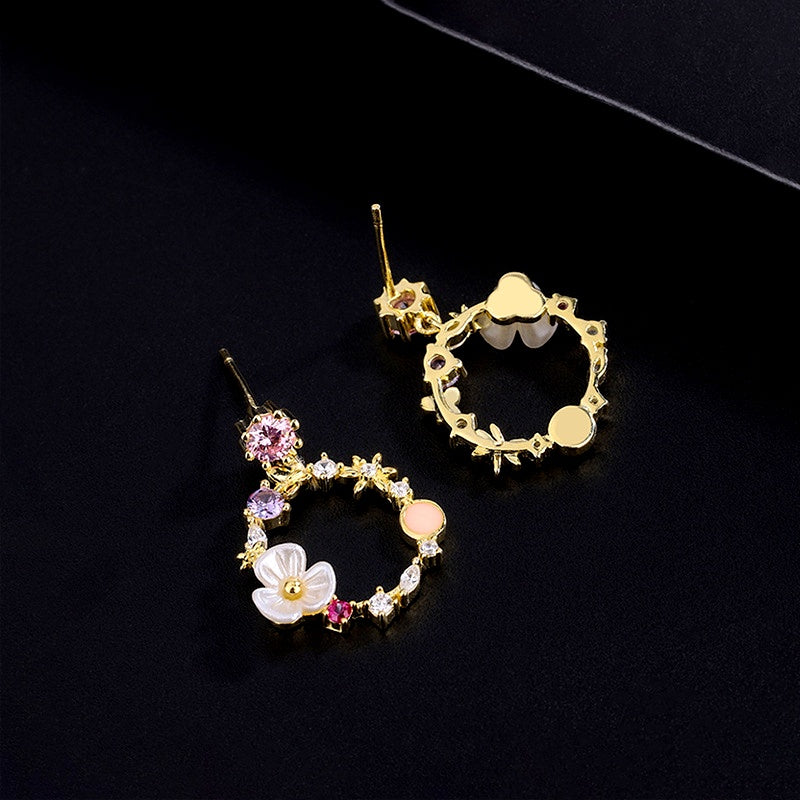 Sterling Silver Super Fairy Flower Earrings