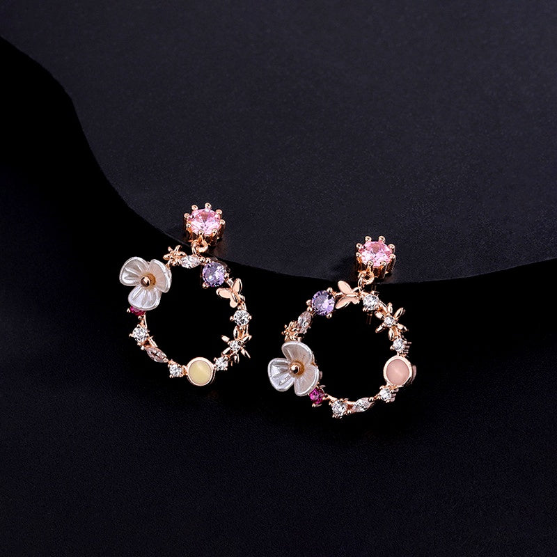 Sterling Silver Super Fairy Flower Earrings