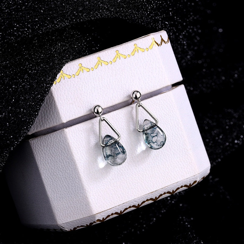 Sterling Silver Water Drop Earrings