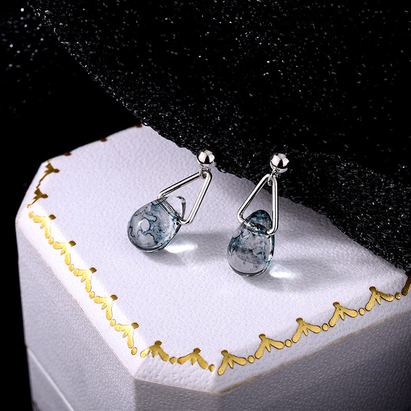 Sterling Silver Water Drop Earrings