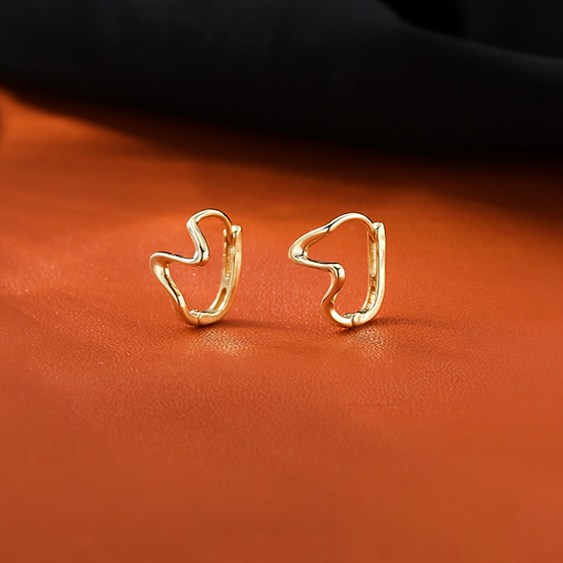 Sterling Silver Wave Pattern Earrings