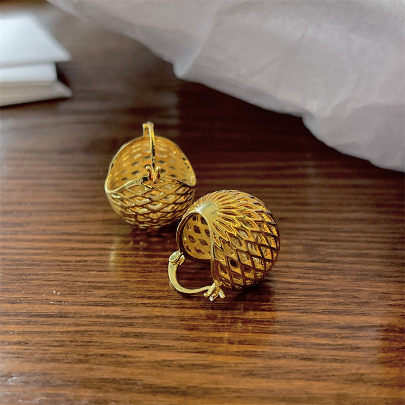 18K Gold Plated Nest Earrings