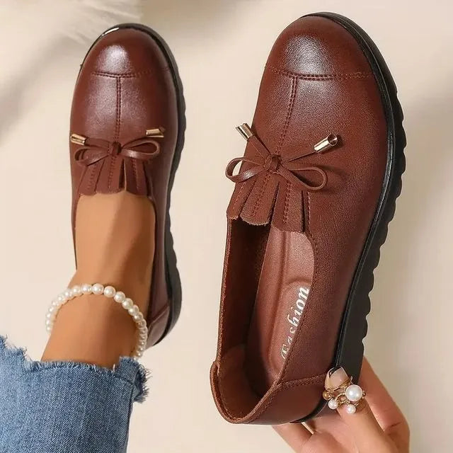💥Hot Special Discount 70% OFF💥 Women's Comfort Slip-On Loafers, Premium Leather, Soft Sole & Comfortable