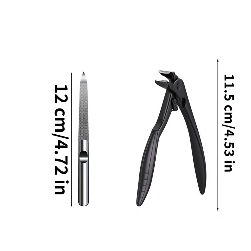 ✨🔥Stainless Steel Curved Nail Clipper – Ergonomic & Easy for Seniors