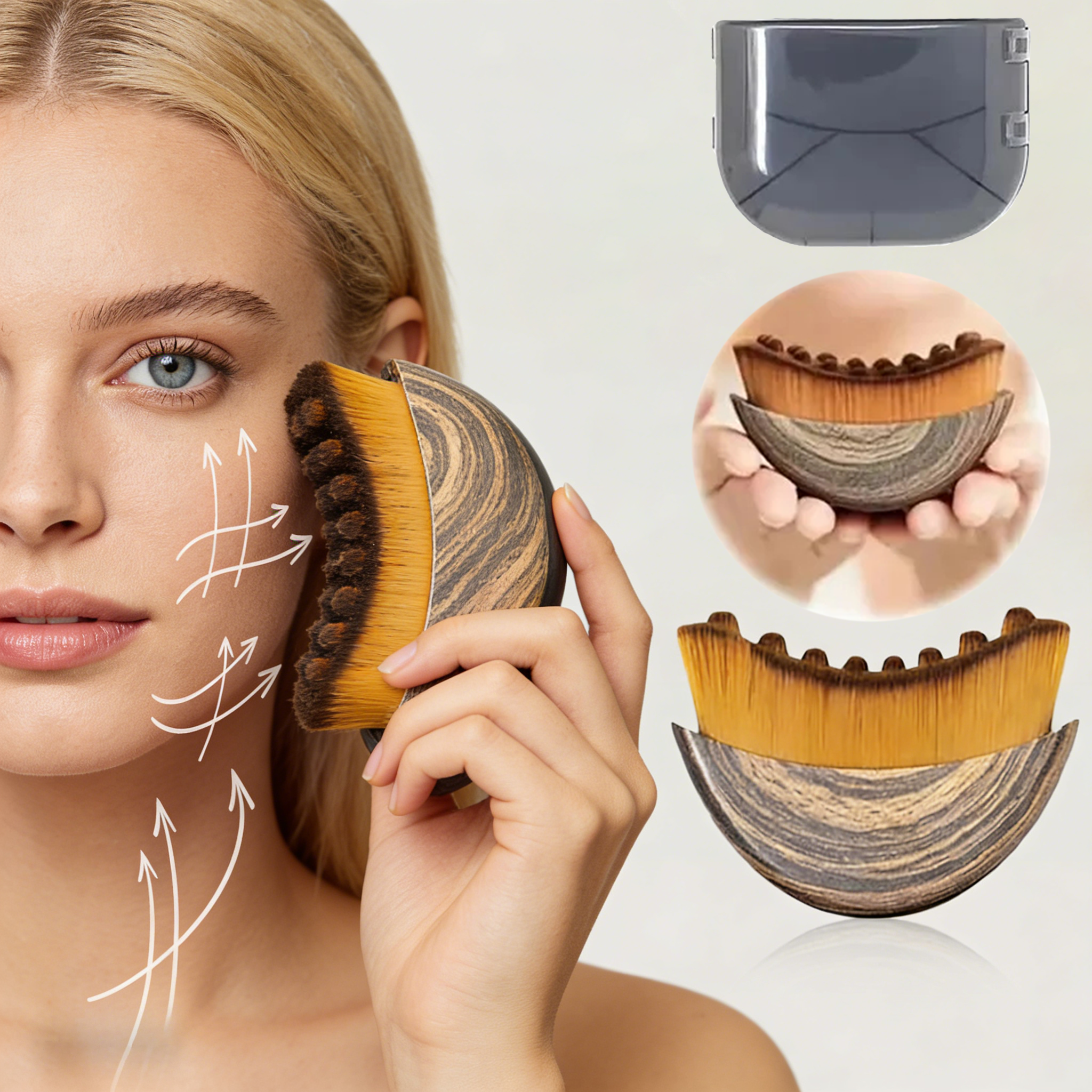 Lymph Massage Facial & Neck Care Brush✨ Relieve Tension, Reduce Swelling, and Improve Skin Elasticity💖