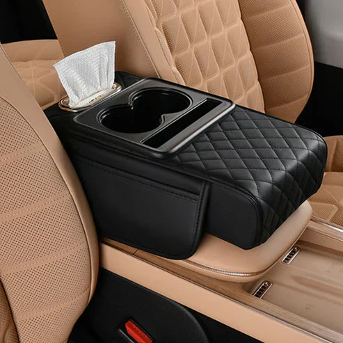 🔥Hot Sale 50% OFF🔥 Multifunctional PU Leather Car Armrest Box Mat