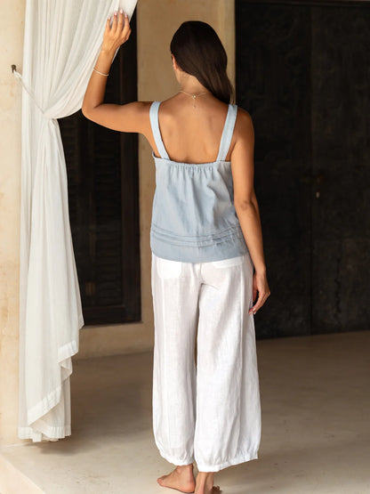 Sadhu French Linen Pants Dusty Pink
