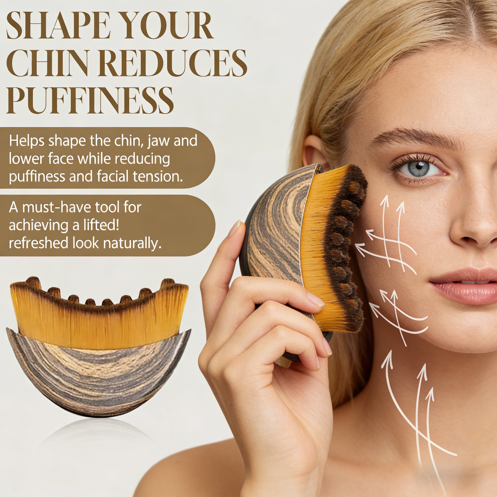 Lymph Massage Facial & Neck Care Brush✨ Relieve Tension, Reduce Swelling, and Improve Skin Elasticity💖
