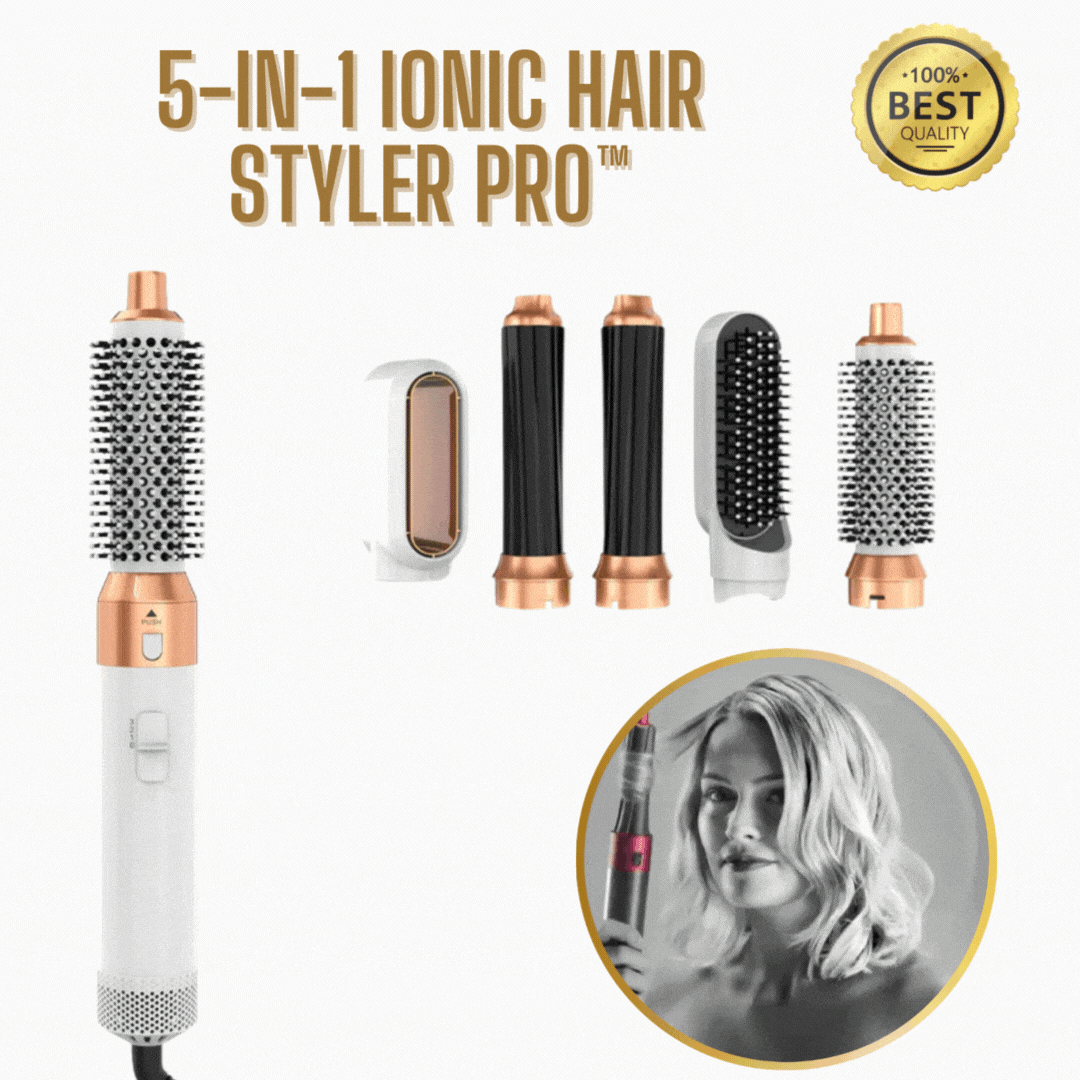5-in-1 Ionic Hair Styler Pro™ – All-in-One Styling Tool for Healthier, Frizz-Free Hair