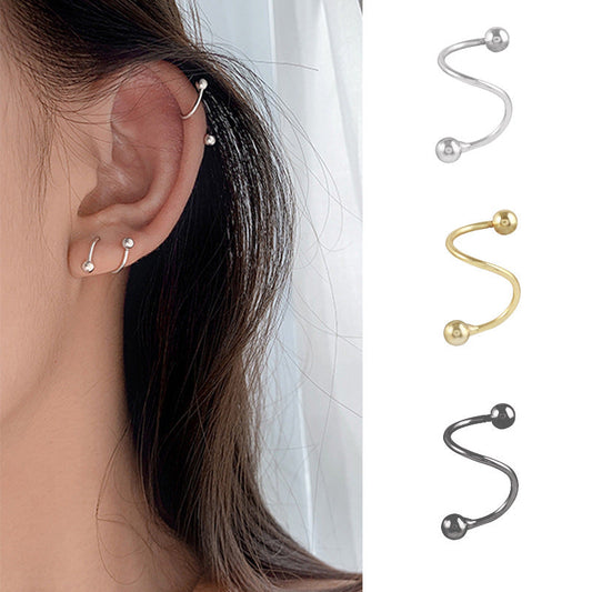 Sterling Silver Screw Rotating Studs