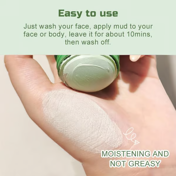 Green Tea Clay Stick – “Deep cleanse, remove blackheads, control oil, brighten skin.