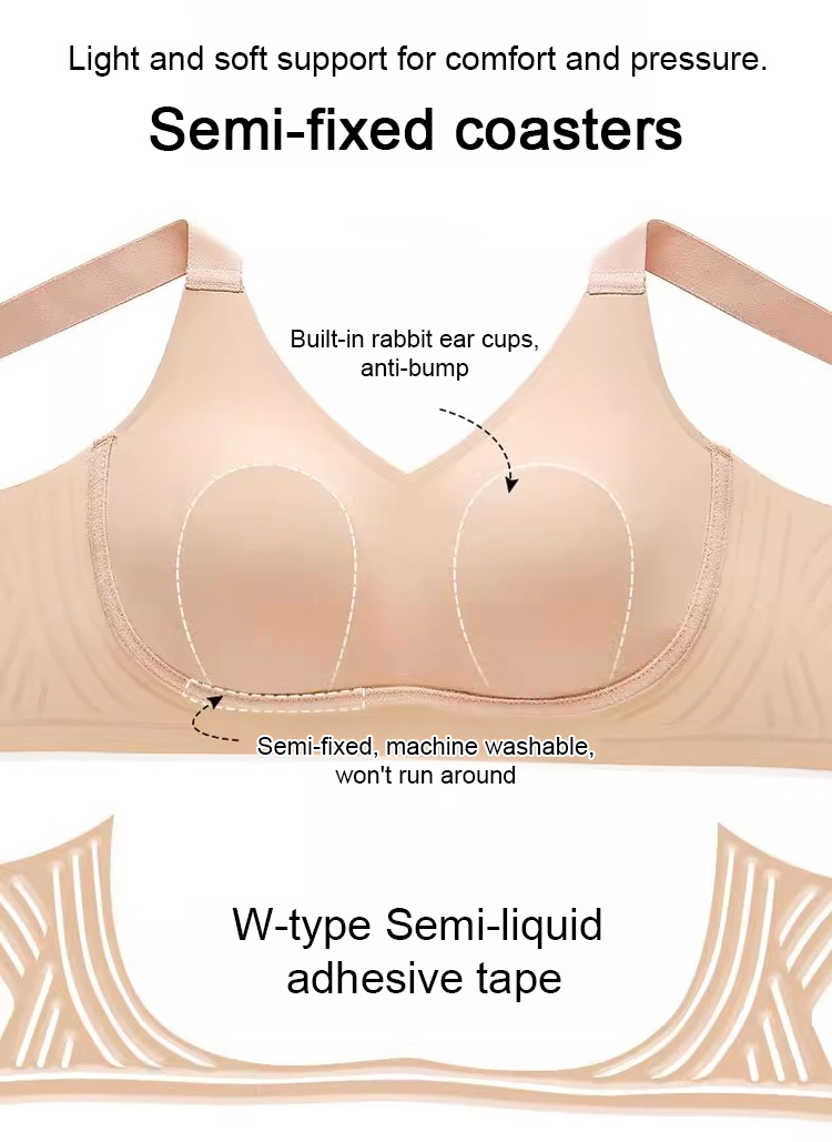 🎁Hot Sale 49% OFF⏳ Wire-Free Non-Marking Skin-Friendly Push-Up Bra
