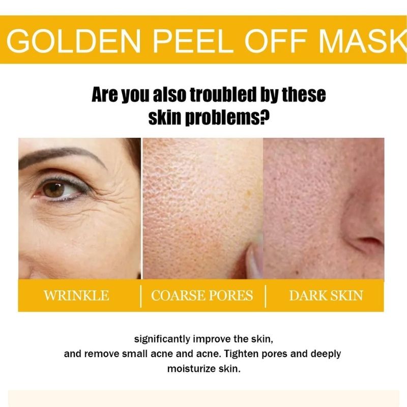 Retinol Snake Venom Peptide Gold Mask Moisturizing Skin Care