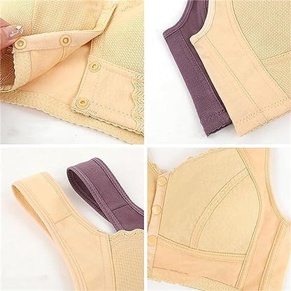 🌹Last Day Sale 80% OFF 🌹2025 New Front Closure Breathable Bra for Seniors