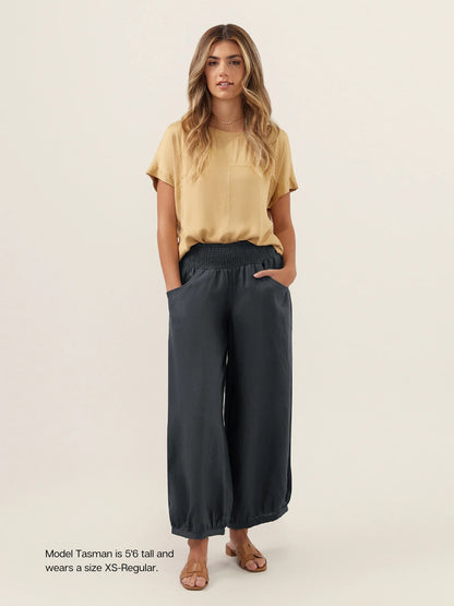 Sadhu French Linen Pants Dusty Pink