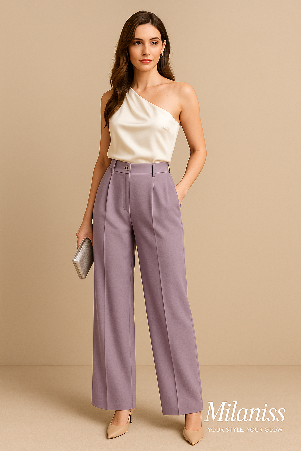 Women's Wide Leg Work Pants | Christmas Sale 50% Off