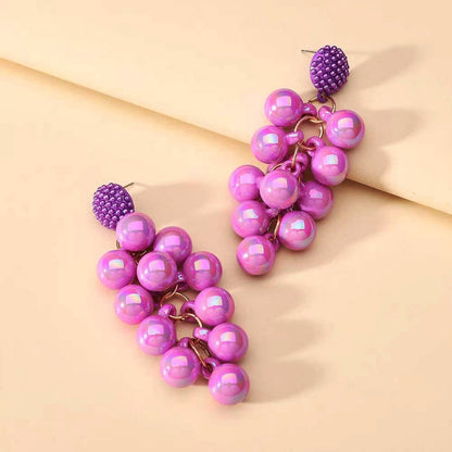 14K Gold-Plated Beads Tassel Earrings
