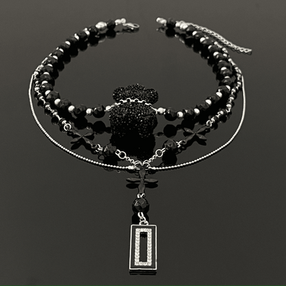 14K Gold-Plated Black Bear Necklaces