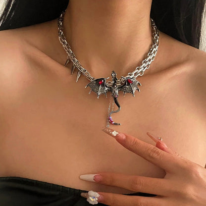 14K Gold-Plated Dragon Necklaces