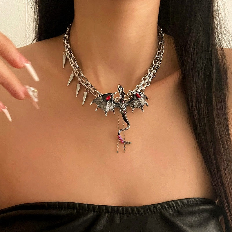 14K Gold-Plated Dragon Necklaces