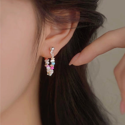 14K Gold-Plated Elegant Bead Earrings