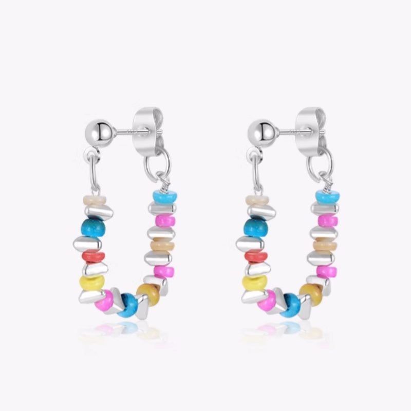 14K Gold-Plated Elegant Bead Earrings