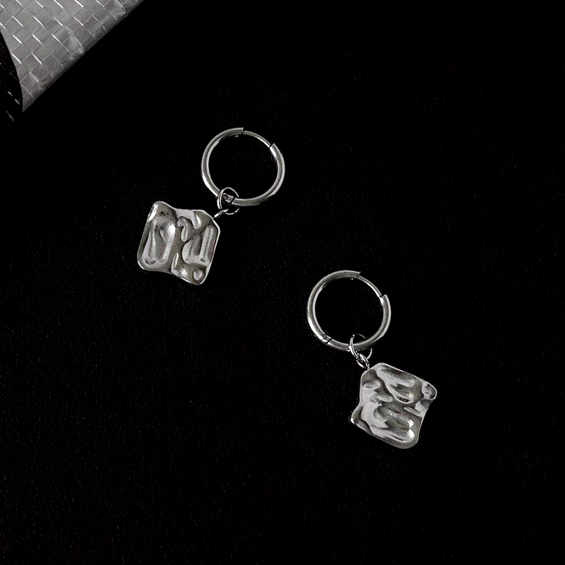14K Gold-Plated Elegant Convex Earrings