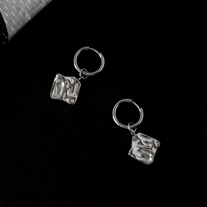 14K Gold-Plated Elegant Convex Earrings