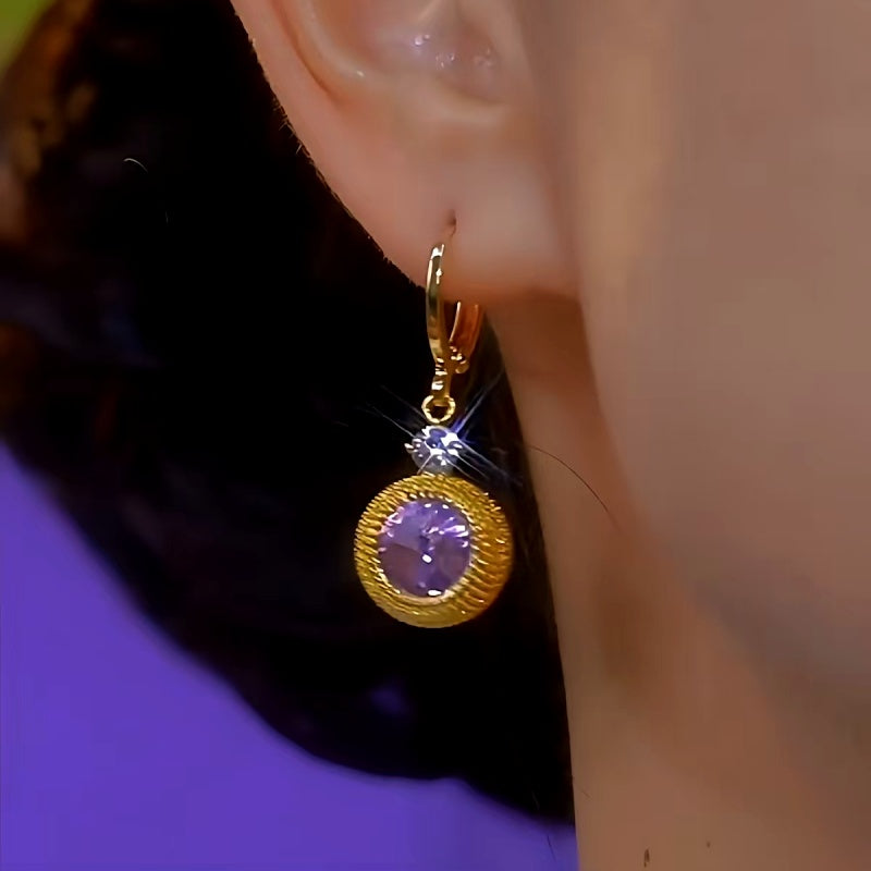 14K Gold-Plated Elegant Durian Earrings