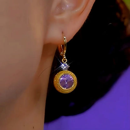 14K Gold-Plated Elegant Durian Earrings