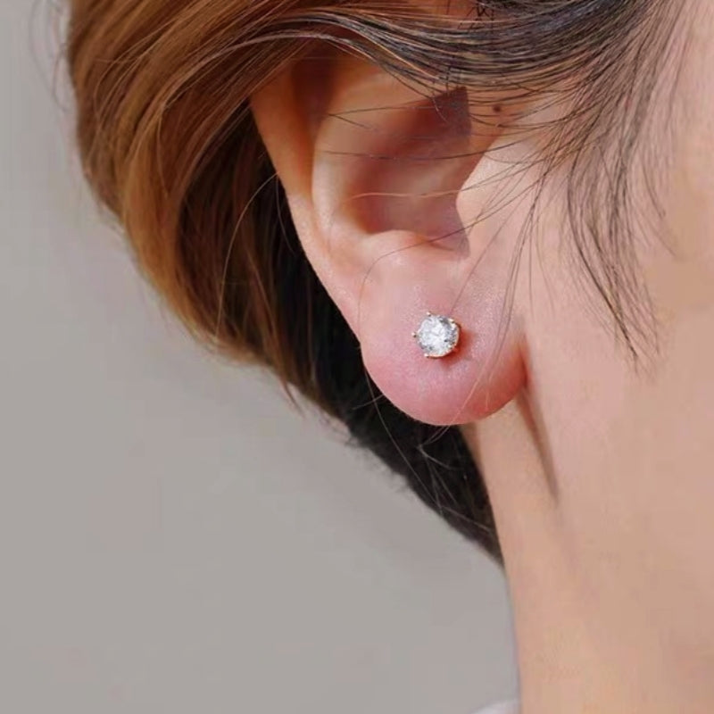 14K Gold-Plated Elegant Flower Earrings
