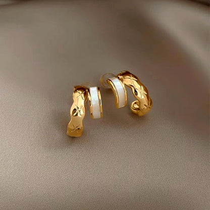 14K Gold-Plated Elegant Studs