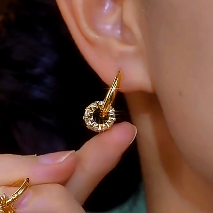 14K Gold-Plated Elegant Waist Earrings