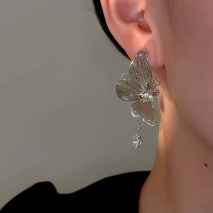 14K Gold-Plated Fairy Butterfly Earrings