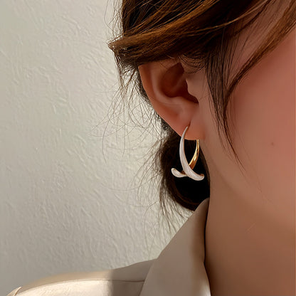 14K Gold-Plated Fishtail Earrings