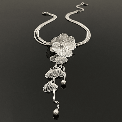 14K Gold-Plated Flower Necklaces